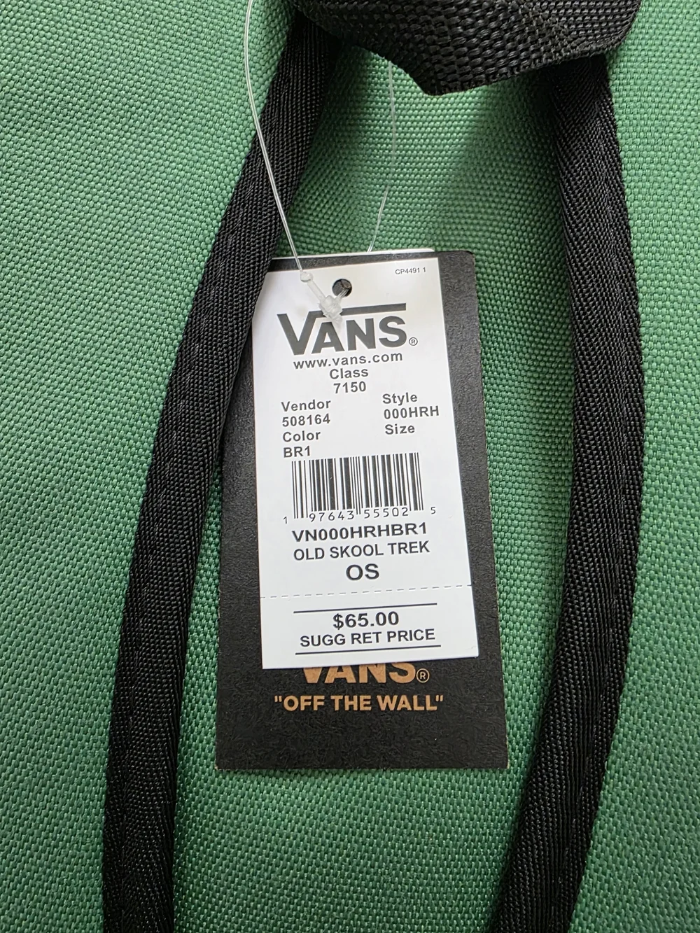Vans Green & Tan - OLD SKOOL TREK BACKPACK